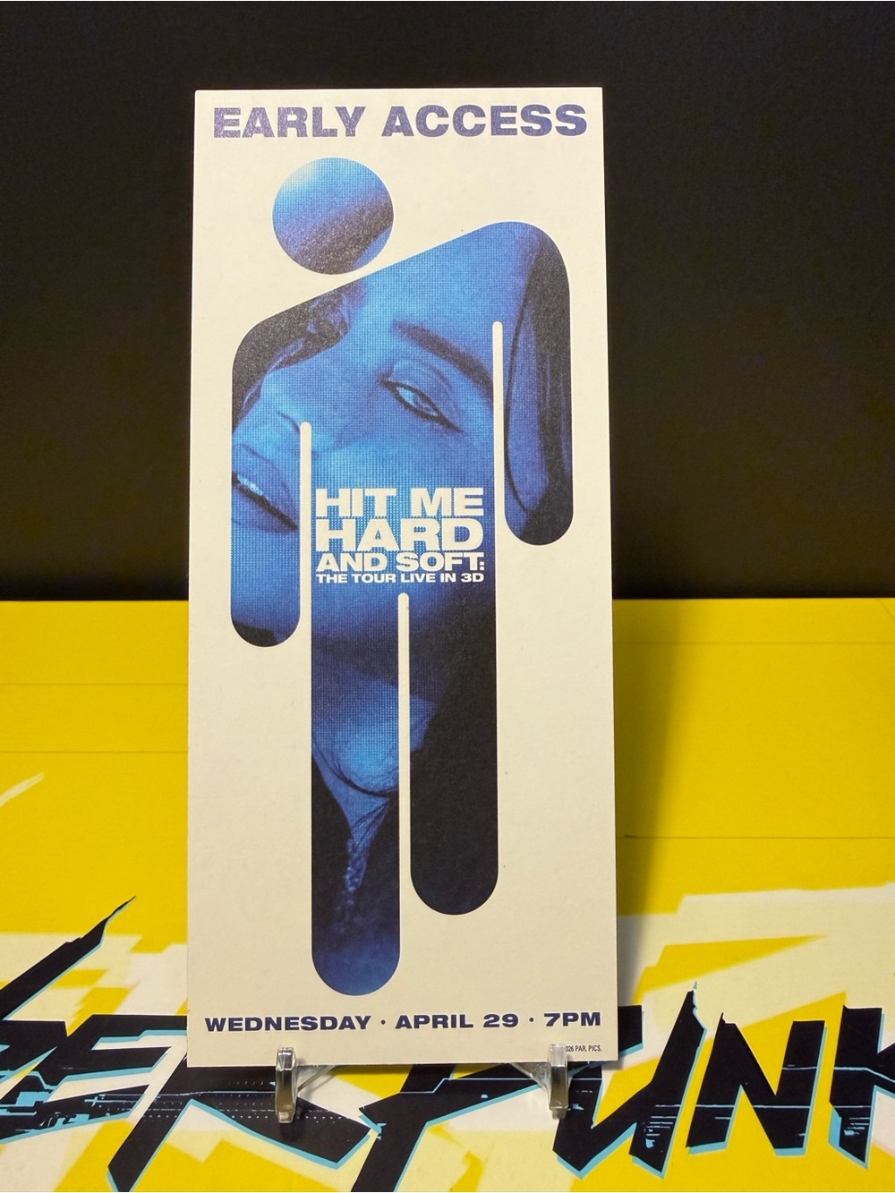 BILLIE EILISH- Hit Me Hard and Soft-AMC DOLBY  Ticket Card-Limited Edition PROMO